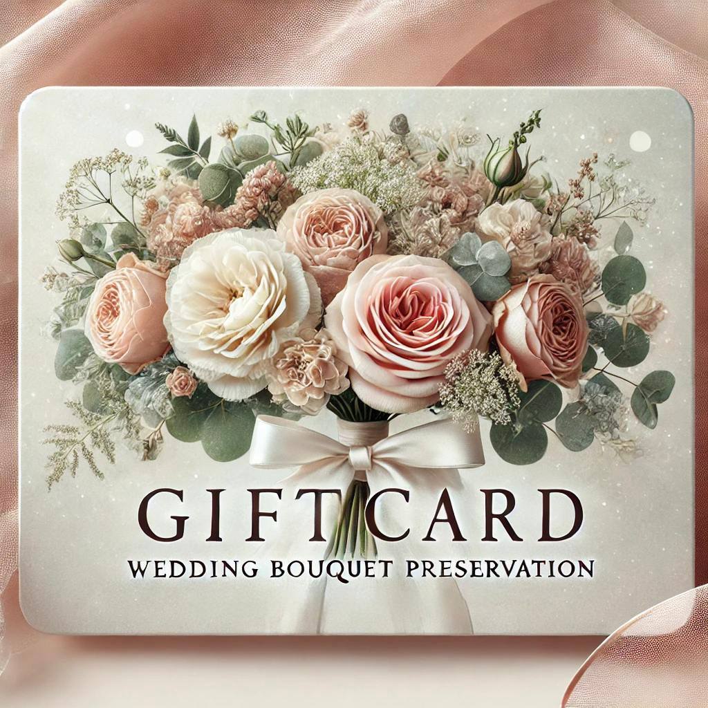 Wedding Gift Card For Flowers Preservation. Wedding Gift.