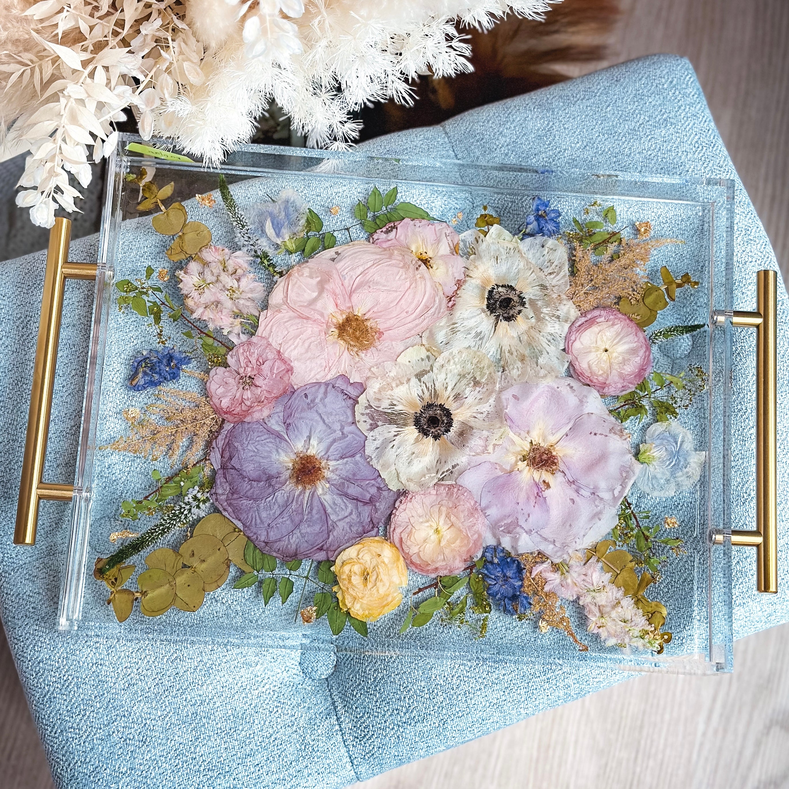 Flower Tray, Rectangle Tray, Jewelry Tray, Floral Tray,Bridal Bouquet in Resin Tray, Jewelry Holder, deals Floral Preservation, Bouquet Preserved