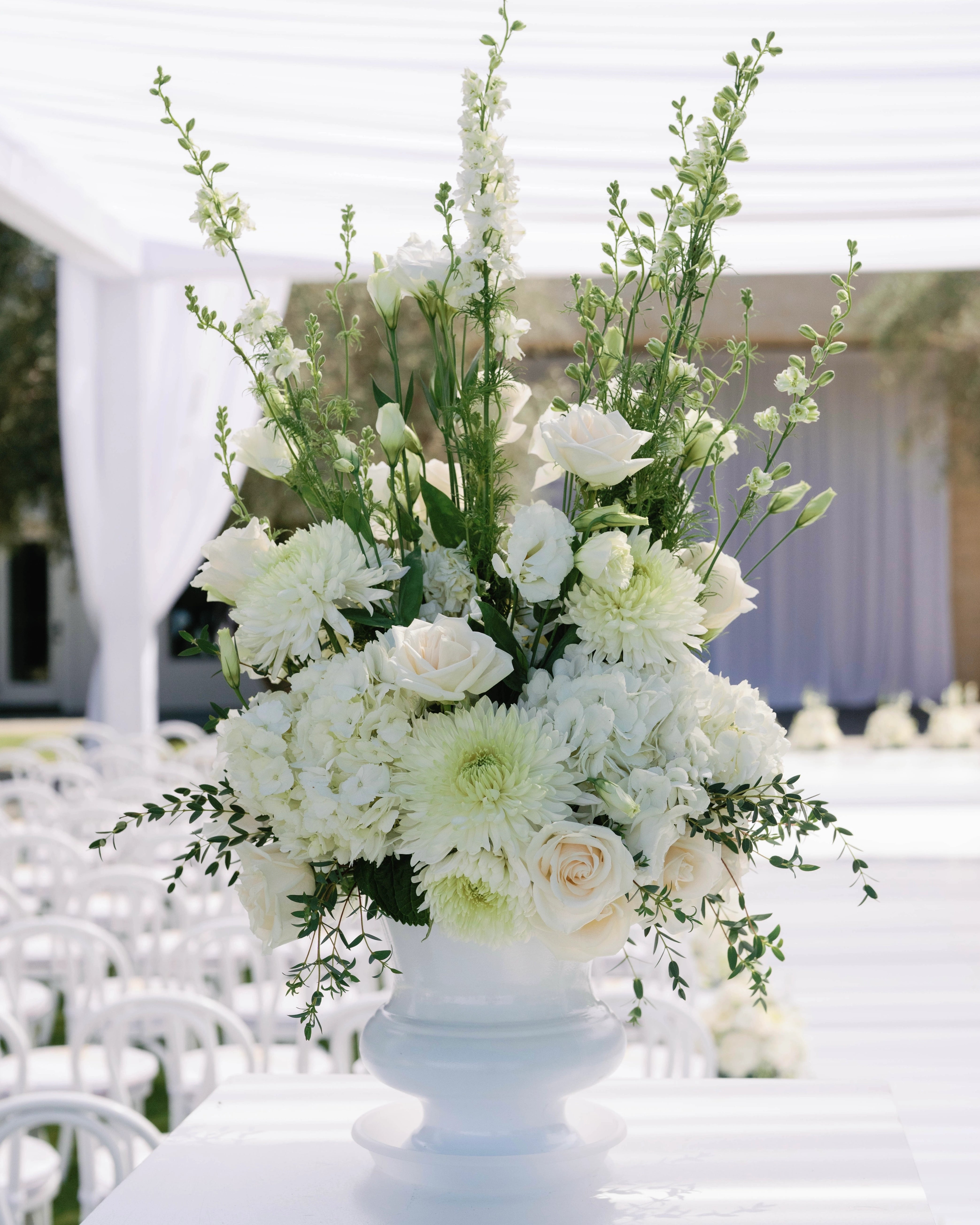 Fresh wedding bouquet before preservation