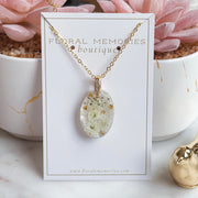 flower preservation jewelry necklace