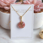 flower preservation jewelry necklace 