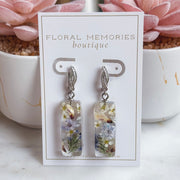 flower preservation jewelry earrings