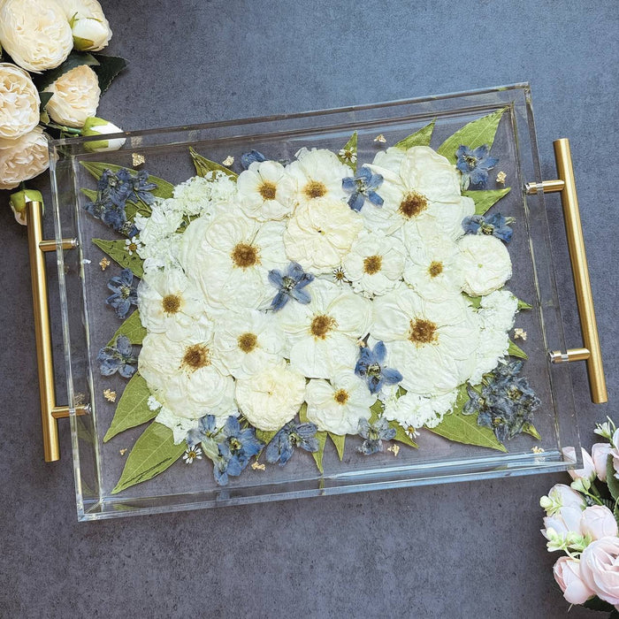 Resin Flower Trays — Acrylic Tray 14"x 11"