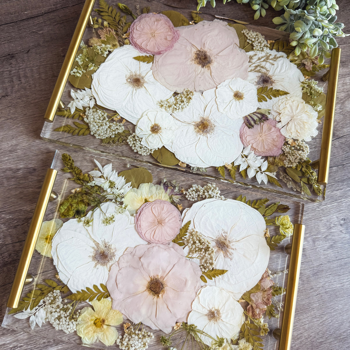 Here are some of the most recent wedding bouquet preservation projects we created using real flowers from our clients’ weddings.