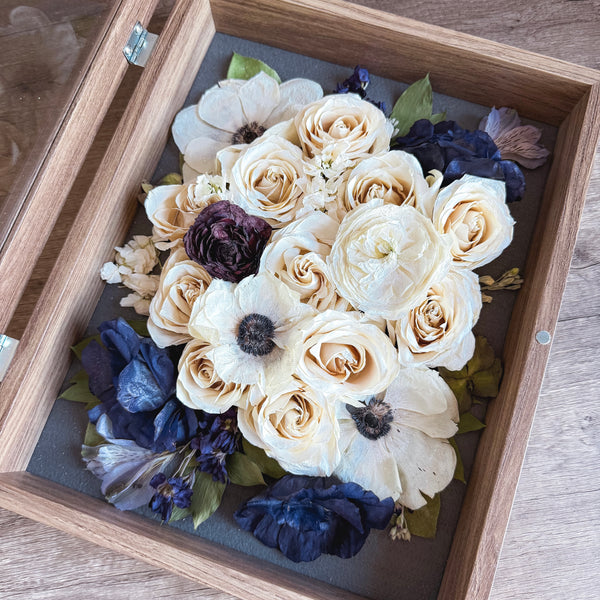 Recent wedding bouquet preservation project