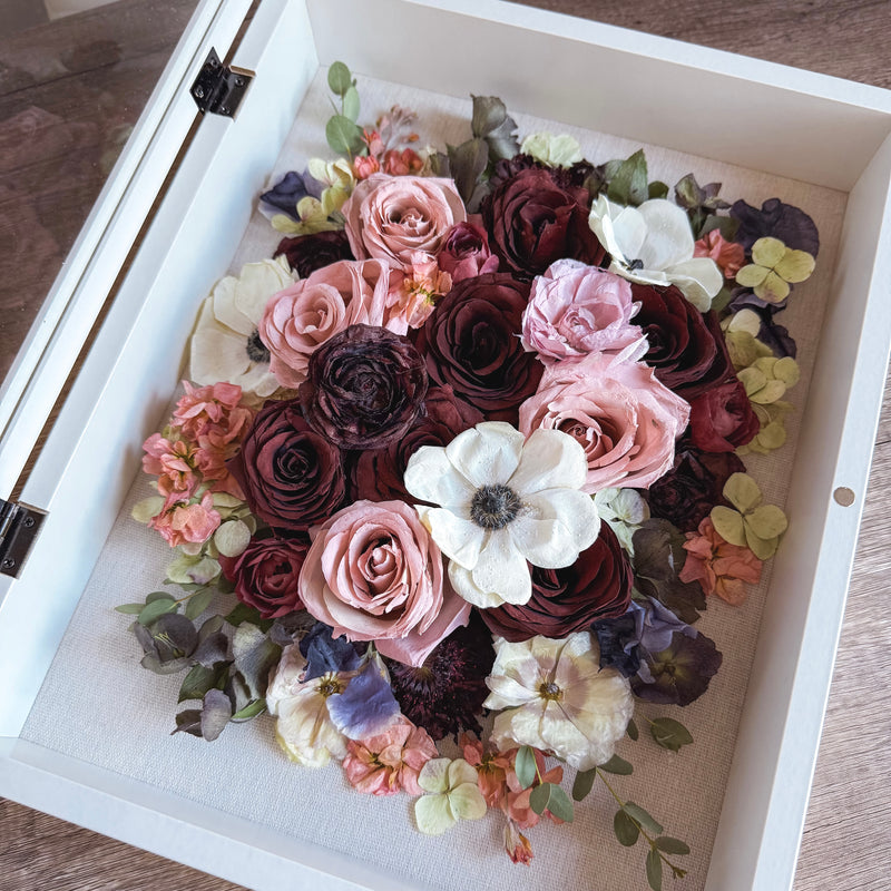 Recent wedding bouquet preservation project