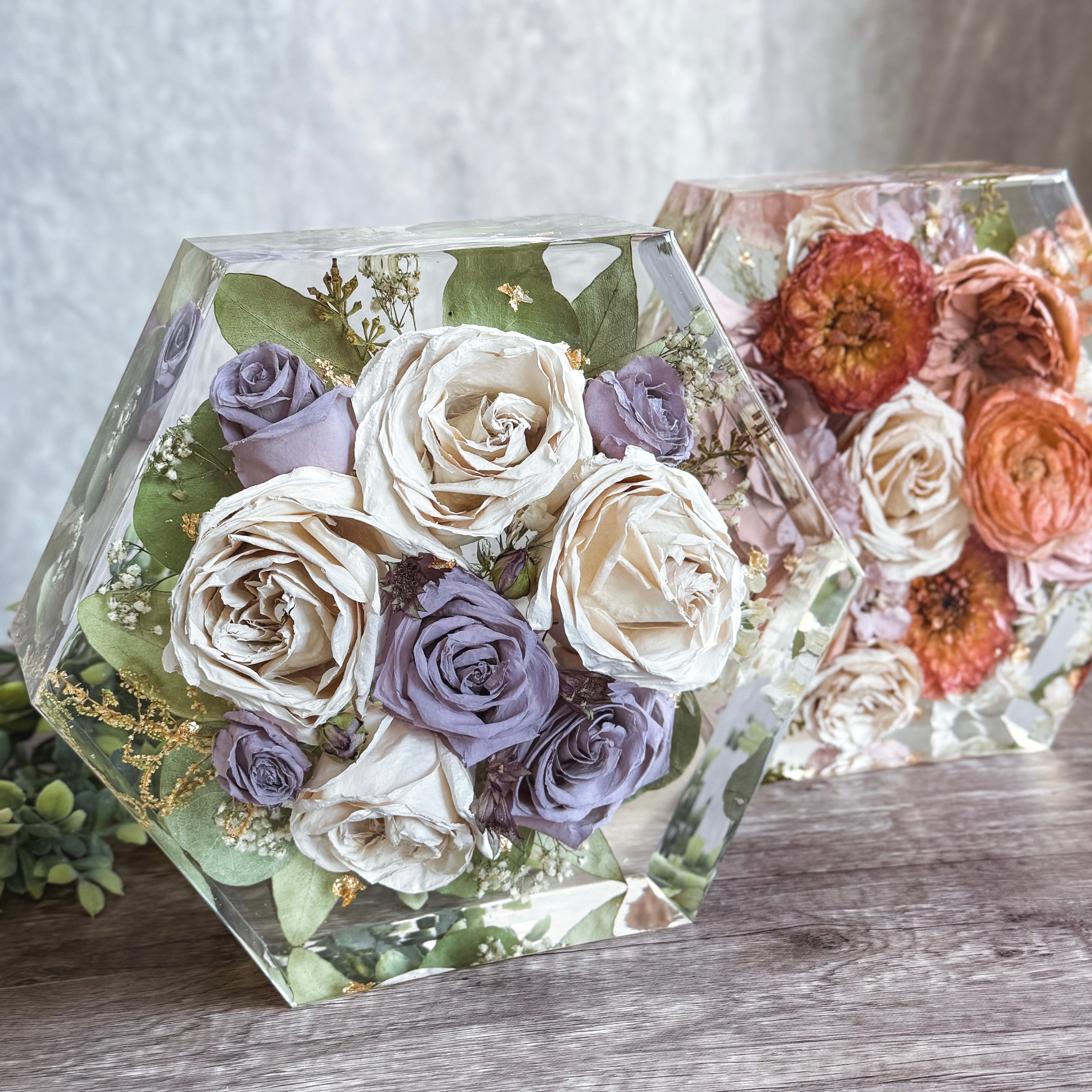Recent wedding bouquet preservation project