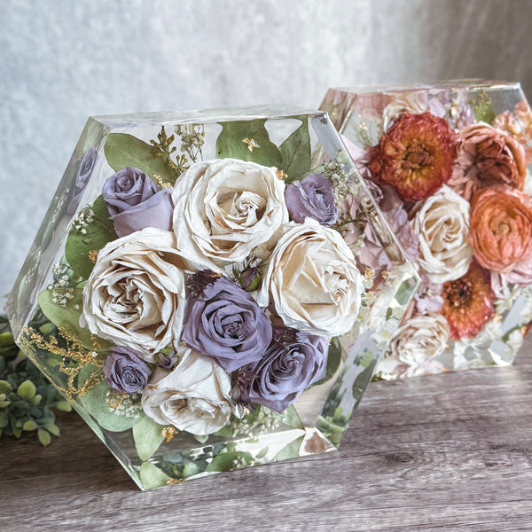 Recent wedding bouquet preservation project