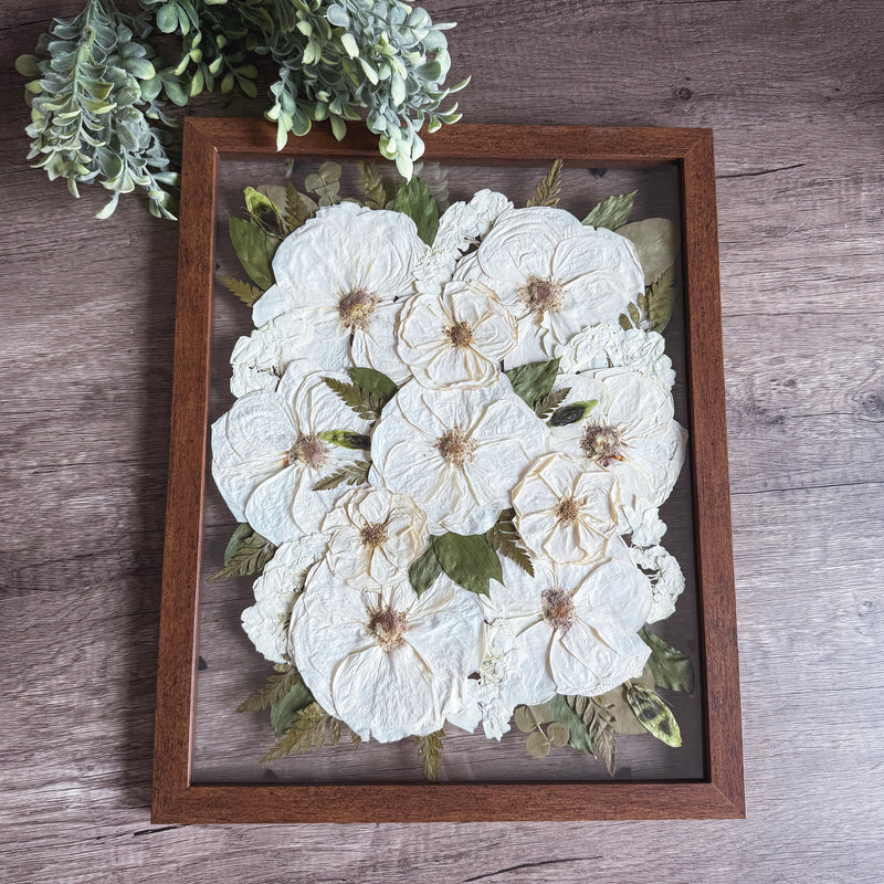 Recent wedding bouquet preservation project