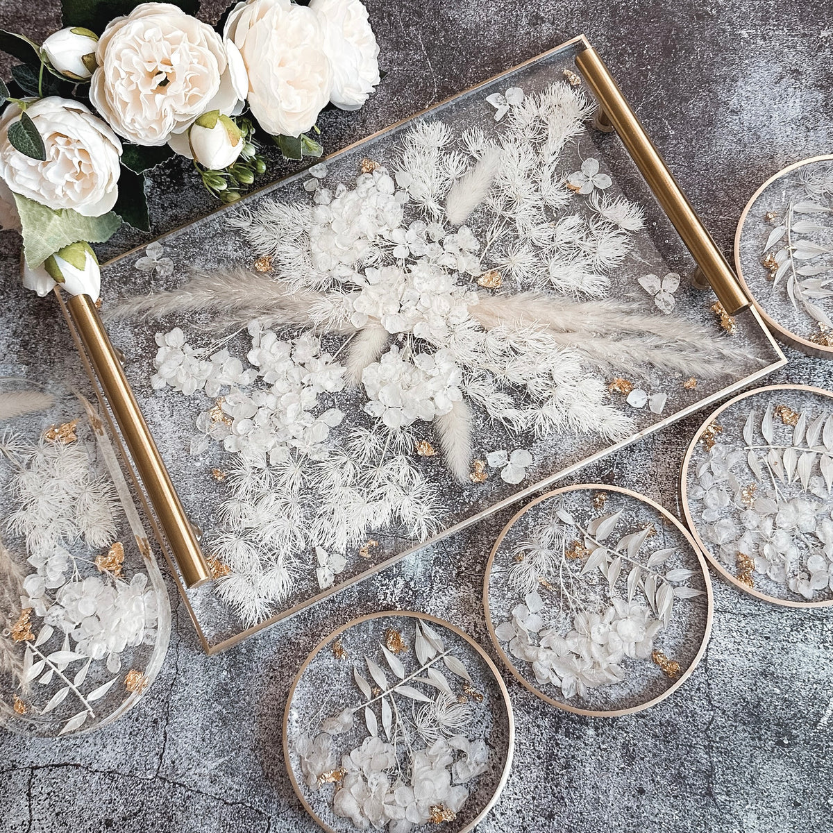 Rectangular & Geode Tray