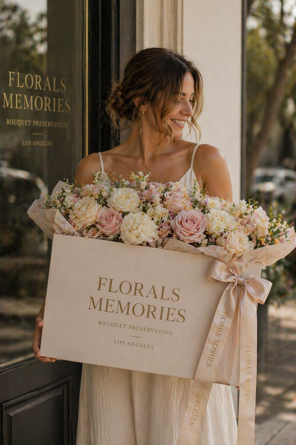 Preserved wedding bouquet flowers
