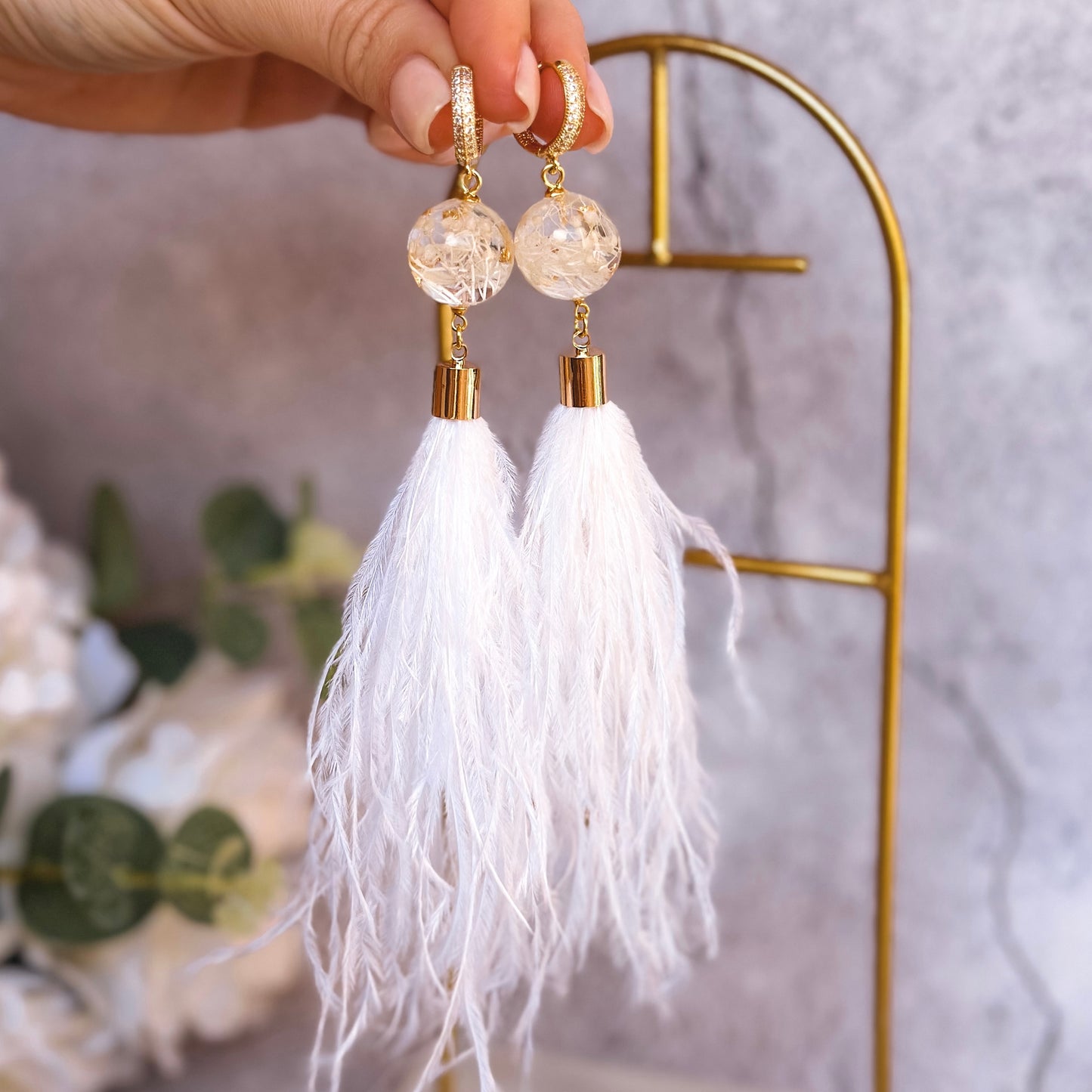 Exclusive White Earrings